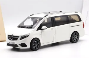FloZ for NOREV for Mercedes for Benz for V-Class V260L for AMG-Line 2018 MPV White 1:18 Car Pre-Built Model