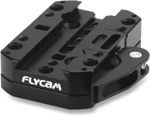 FLYCAM Camera/Gimbal Quick Release Plate for Camera Gimbal. Mounts to Tripod Heads, Jibs & Car Mounts. 1/4"-20 Bottom Threads