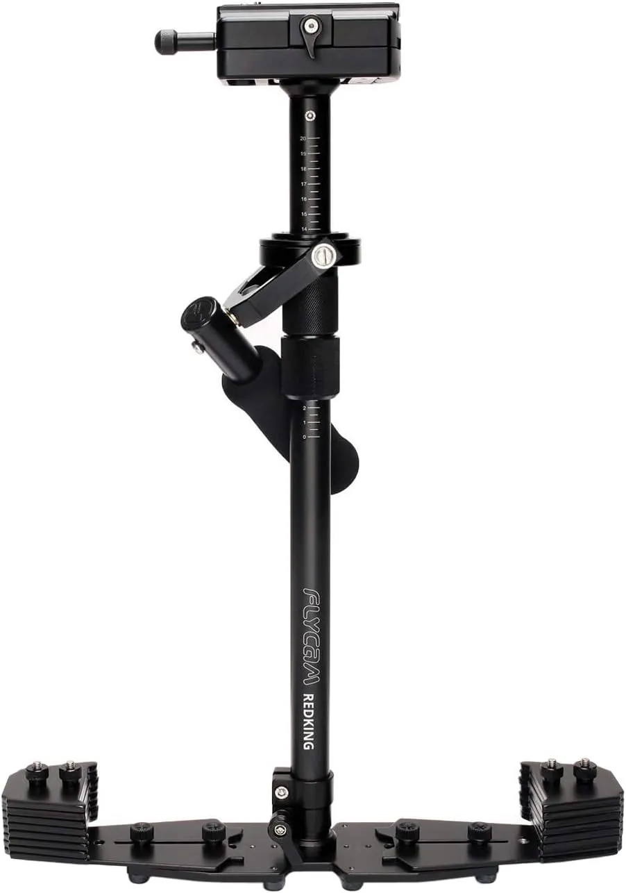 FLYCAM Redking Quick Balancing Video Camera Stabilizer with Dovetail Quick Release (FLCM-RK) | Professional CNC Aluminum Camera Stabilizer for DSLR BMCC Sony Nikon DV Camcorders up to 7kg/15.4lb   Bag