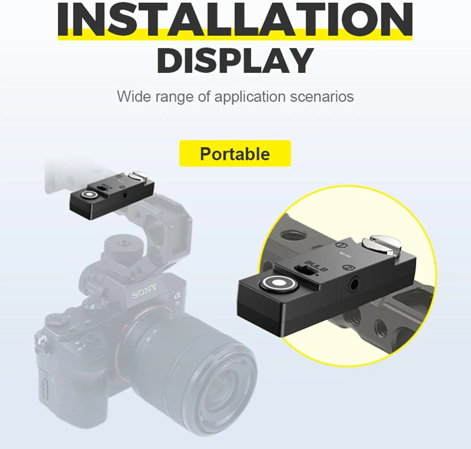 For hasselblad cable x1d 50c Release remote X1DII /X1DII 50c /907X 100c,907X 50C Shutter release cable Two cameras in sync Release button 1/4 Stabilizer Extension Photo Key Accessories. (RC101-3.5A X)