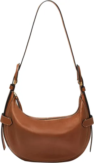 Fossil Women's Harwell Leather Hobo Shoulder Bag
