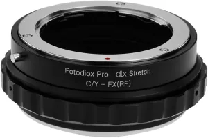 Fotodiox DLX Stretch Lens Mount Adapter - Contax/Yashica (CY) SLR Lens to Fuji X-Series Mirrorless Camera Body with Macro Focusing Helicoid and Magnetic Drop-in Filters