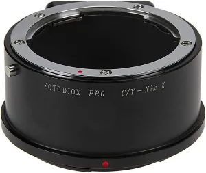 Fotodiox Pro Lens Mount Adapter Compatible with Contax/Yashica (CY) SLR Lenses to Nikon Z-Mount Mirrorless Camera Bodies