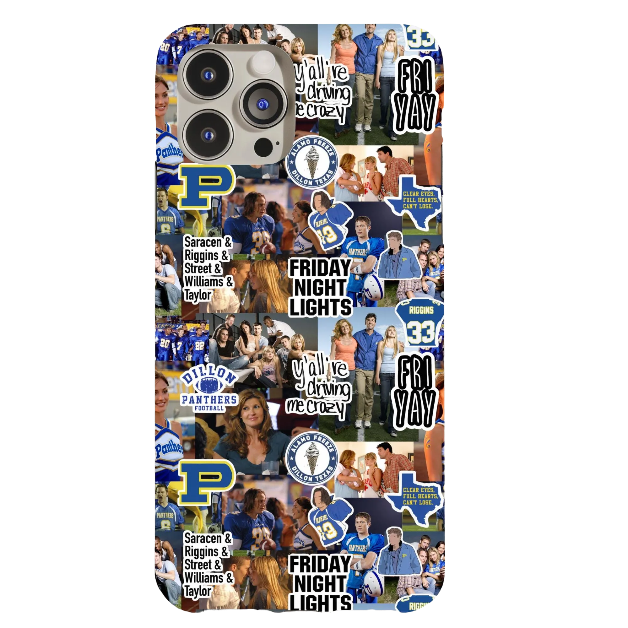 Friday Night Lights Collage Phone Case