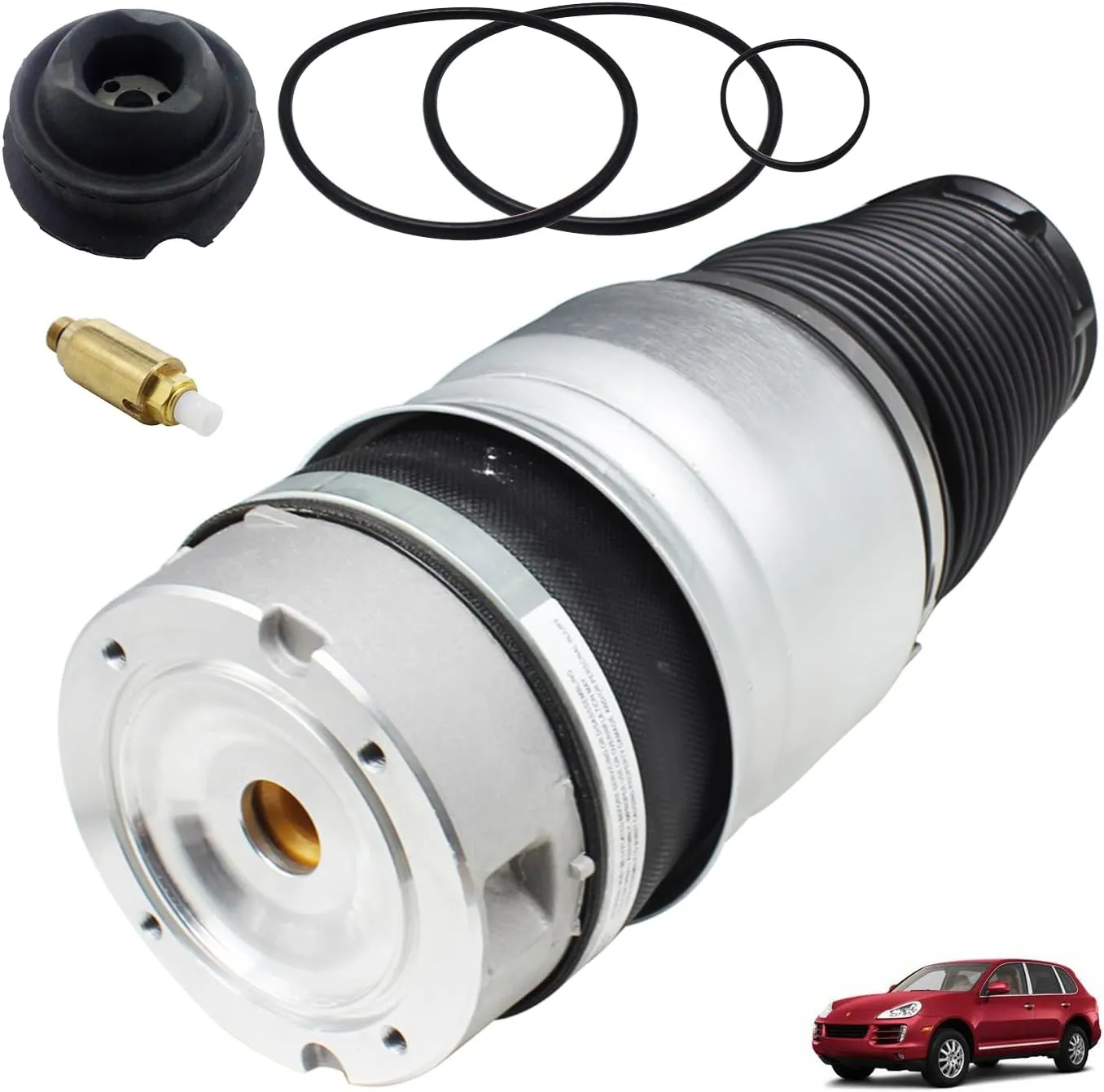 Front Air Suspension Spring Bag Compatible with2003-2015 Audi Q7,2003-2010 VW Touareg, 2003-2010 Porsche Cayenne OEM#7L6616039E (Left)