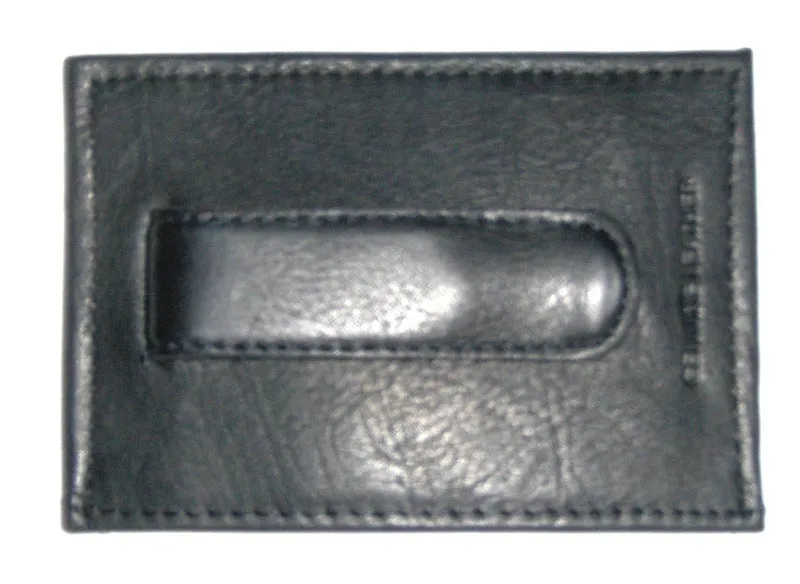 Front Pocket Wallet / Money Clip -Black