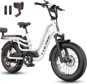 Fucare Libra 1200W Electric Bike for Adults 32MPH 48V 20Ah LG Battery EBike 80 Miles Range, Full Suspension 20"×4.0" Fat Tire Adult Electric Bicycles, 400 lb Capacity, Hydraulic Brakes, UL Certified