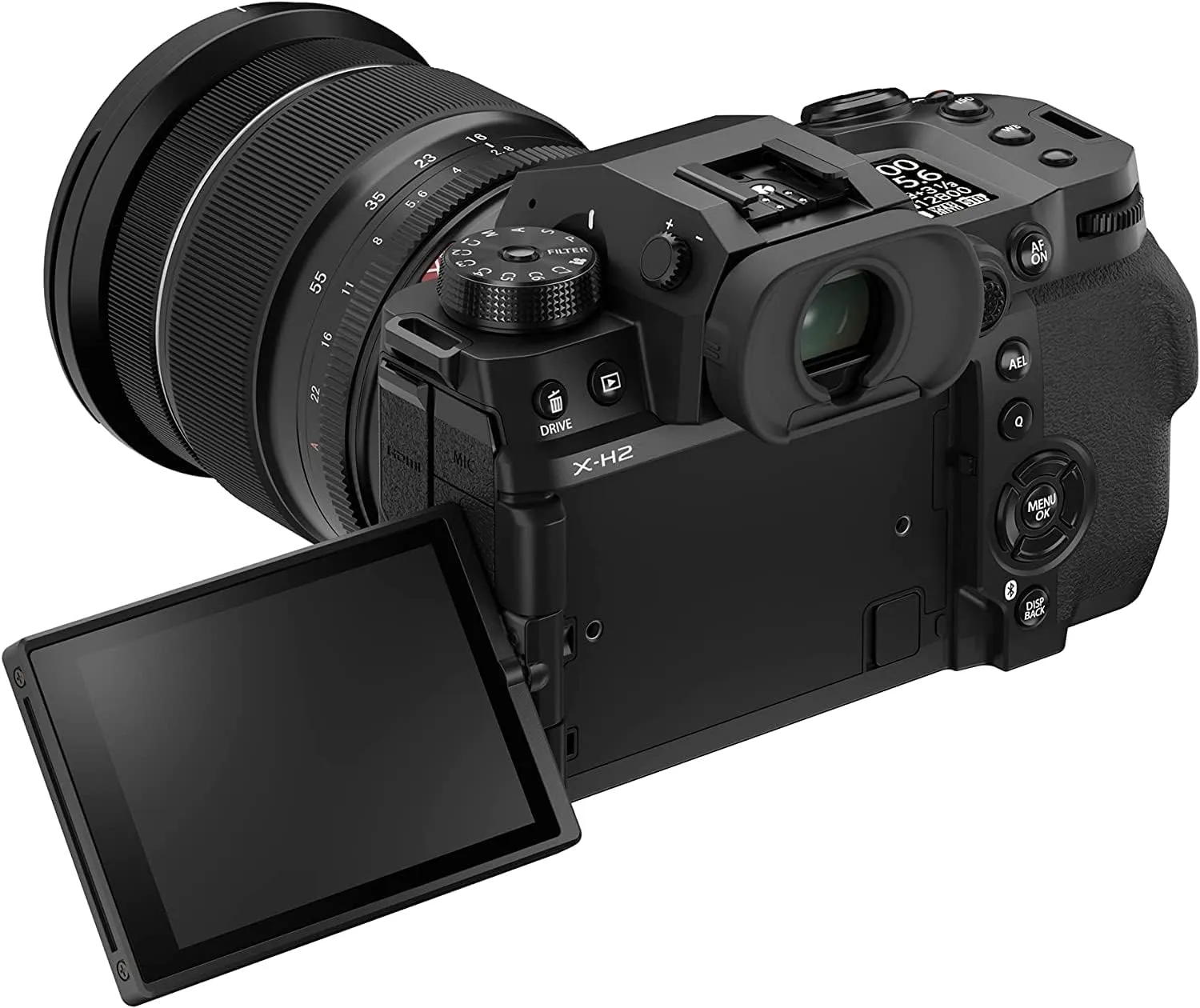 Fujifilm X-H2 Mirrorless Digital Camera XF16-80mm Lens Kit - Black