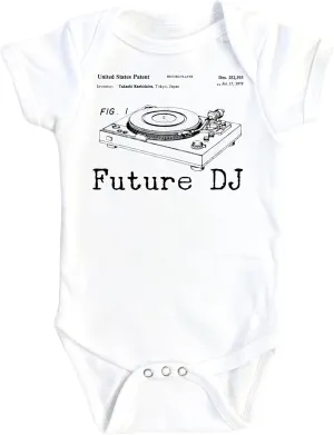 Future DJ Patent - Baby Boy Girl Clothes Infant Bodysuit Funny Cute Compatible with Newborn