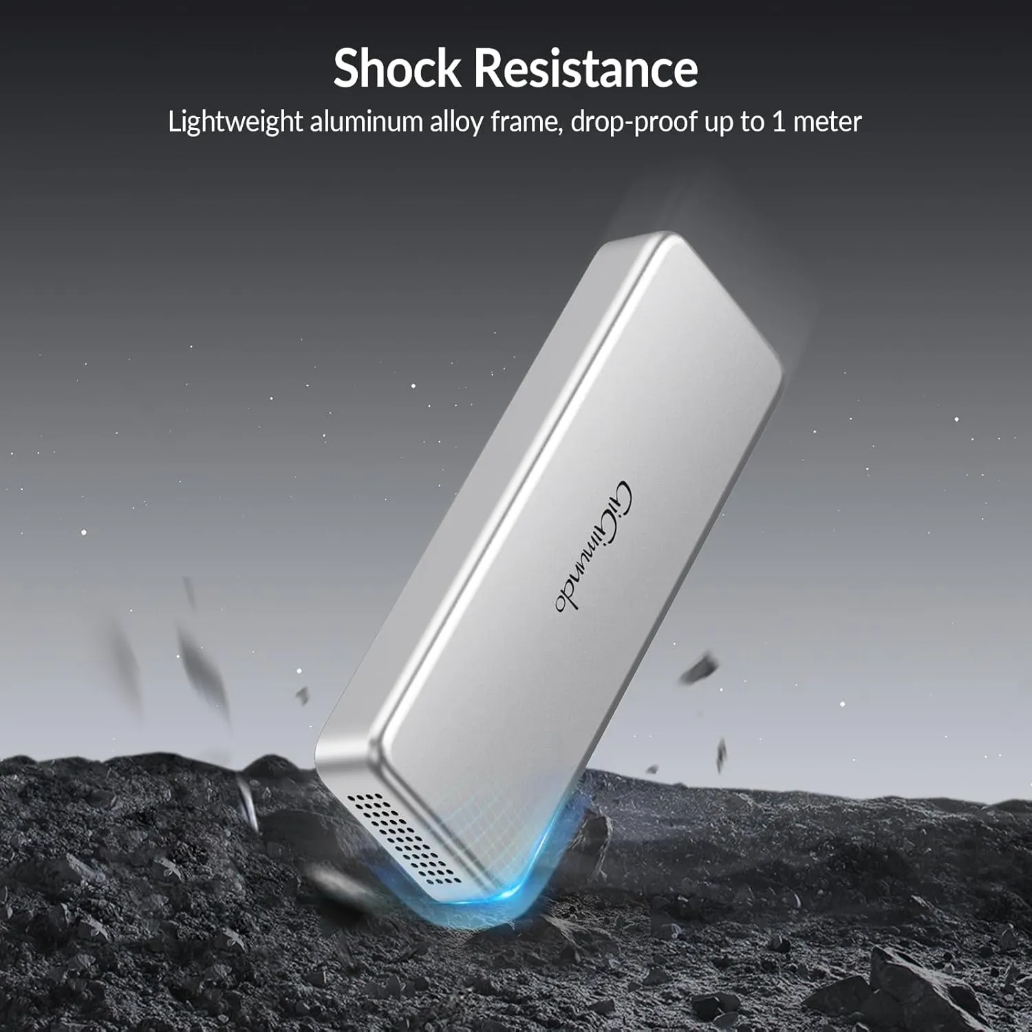G40 USB4 40Gbps Portable SSD 2TB, CNC Crafted Aluminum, Built-in Active Turbo Fan External SSD for Content Creators and Creative Professionals, Up to 3200MB/S Ultra Fast Data Transfer