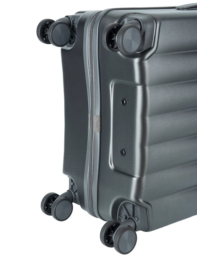 Gatsby 65cm Medium 4 Wheel Trolley Case - Charcoal