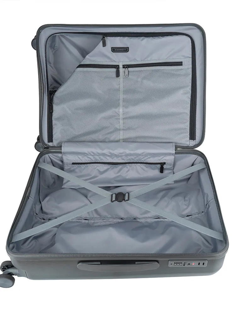 Gatsby 65cm Medium 4 Wheel Trolley Case - Charcoal