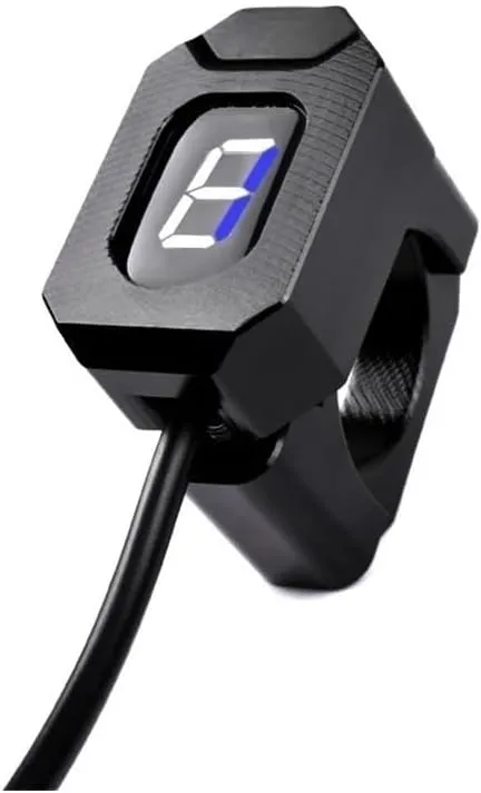 Gear Indicator Holder for Daelim All with Digital Trip/ODO All Years Motorcycle Gear Indicator 1-6 Level Digital Gear Meter