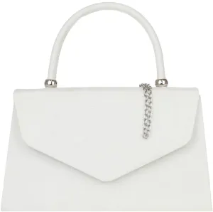 Girly HandBags Top Handle Faux Suede Clutch Bag Grab Holder Womens Handbag