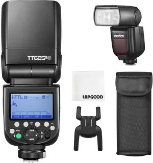 Godox Camera Flash Speedlite TT685II-N for Nikon, i-TTL 2.4G Wireless GN60 HSS, Flash Compatible with Nikon Camera D800 D700 D7100 D7000 D5200 D5000.etc