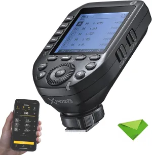 Godox XProII XProII-O XProIIO Flash Trigger for Olympus Panasonic, TTL Wireless Transmitter 2.4G HSS 1/8000S Bluetooth Connection, Large Screen Trigger for Olympus, Panasonic Cameras (Xpro-O Upgraded)