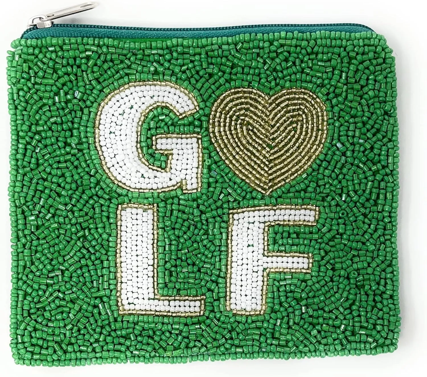 GOLF LOVE Coin Purse, Love Golf Pouch, Golf Lover Pouch, Wallets for Her, Golf Gifts, Golf Coin Purse