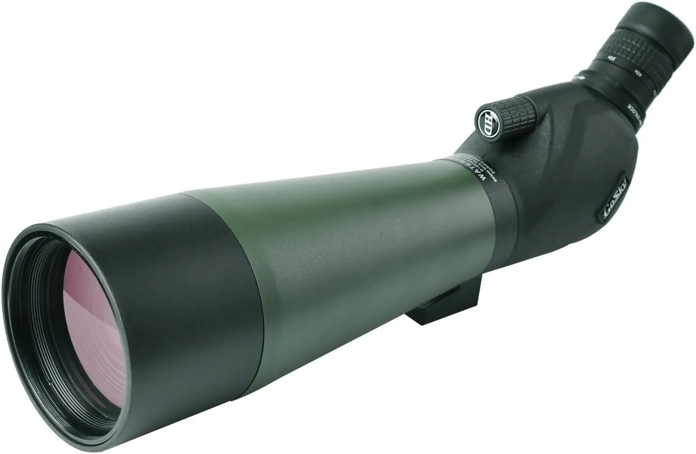 GOSKY 20-60 X 80 Porro Prism Spotting Scope- Waterproof Scope for Bird Watching Target Shooting Archery Range Outdoor Activities -with Tripod