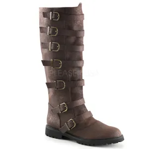 GOTHAM-110 Brown Men's Renaissance Boots