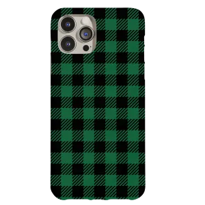 Green Buffalo Plaid Phone Case
