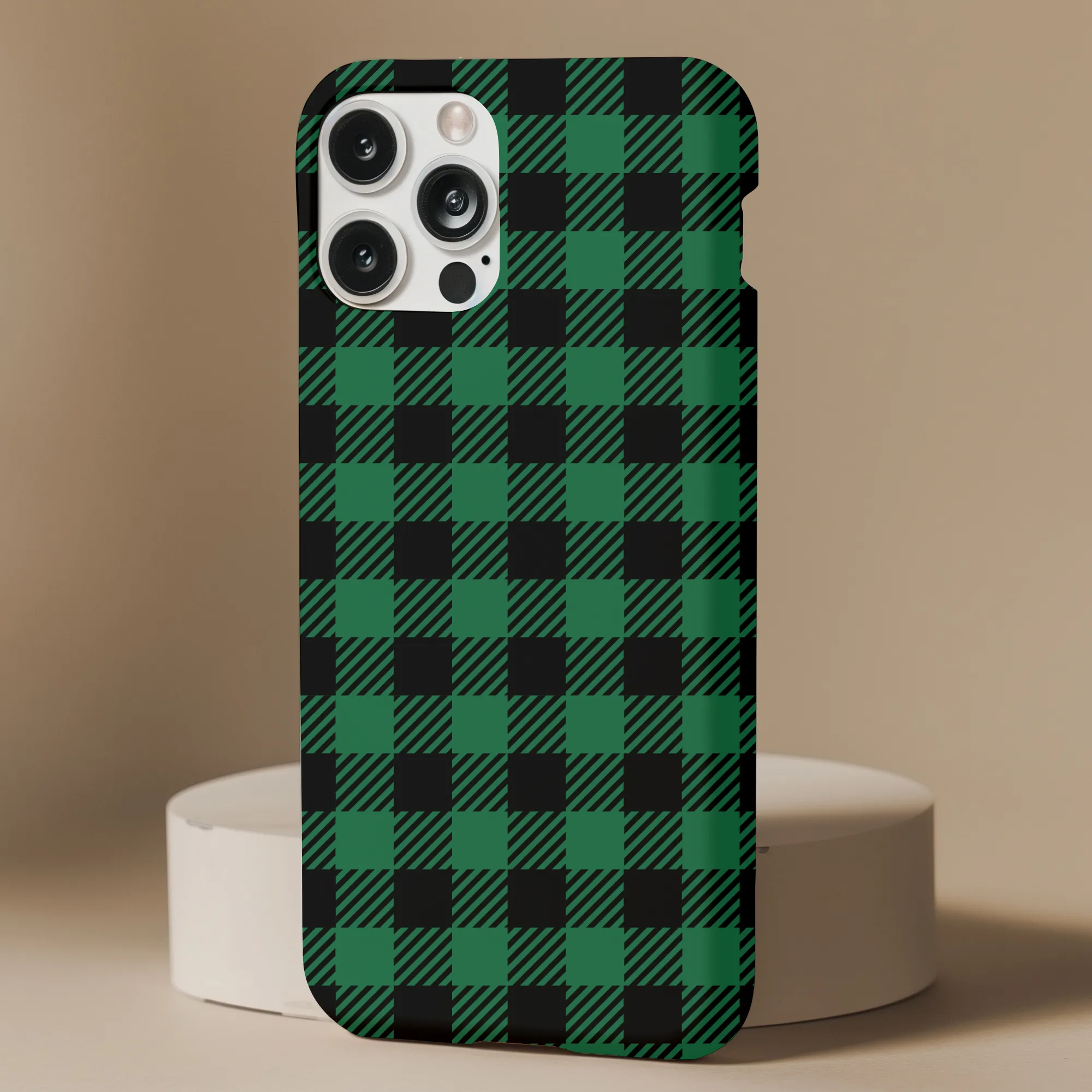 Green Buffalo Plaid Phone Case