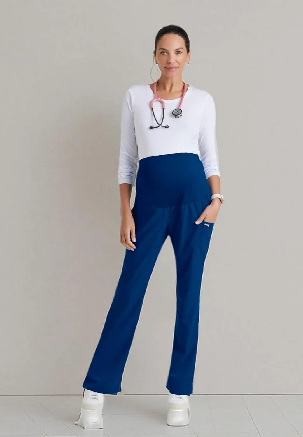 Grey's Anatomy Women's GRP560 Maternity Lilah Scrub Pant