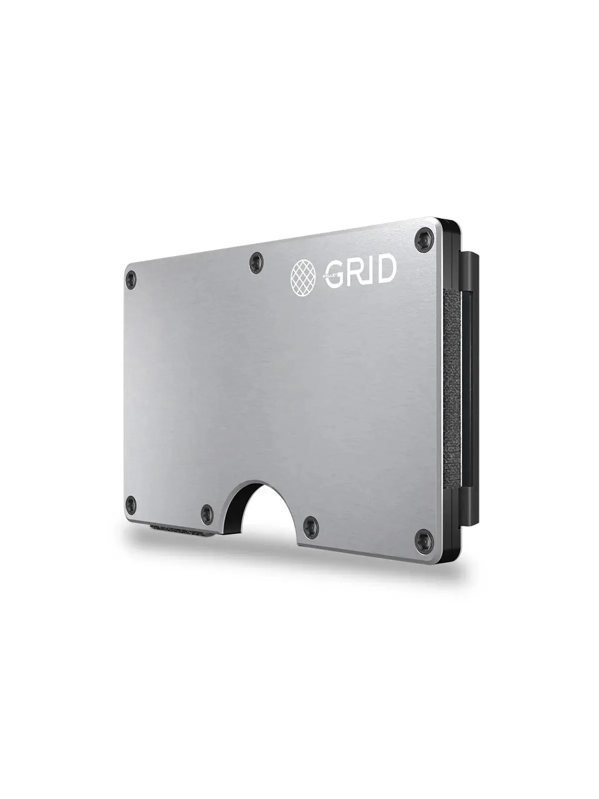 GRID Wallet: Silver Aluminum