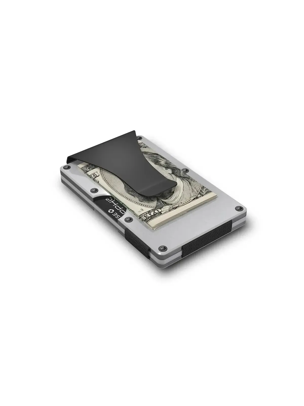 GRID Wallet: Silver Aluminum