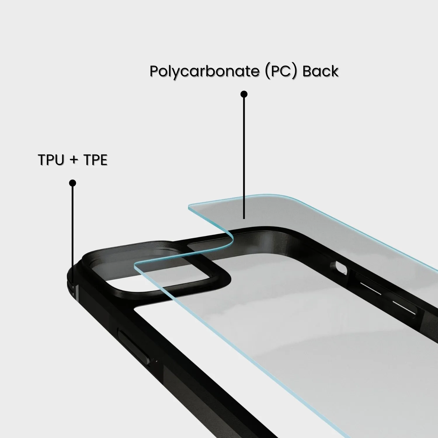 Grip Armour Case Cover For iPhone 15