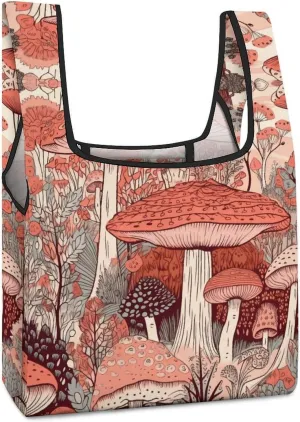 Grocery Bag Reusable Tote Bag Foldable On Flowering Tree Shopping Bag Handbag Washable Shoulder Bag for Travel