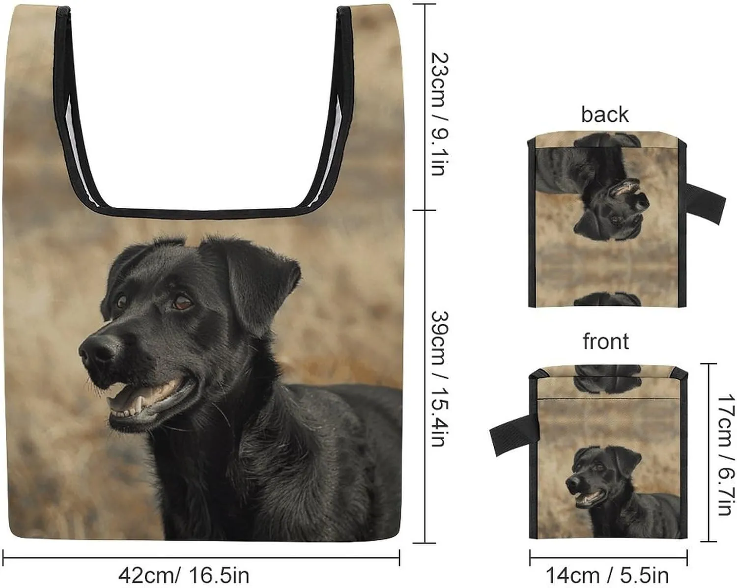 Grocery Bag Reusable Tote Bag Foldable Whales And White Bears Shopping Bag Handbag Washable Shoulder Bag for Travel