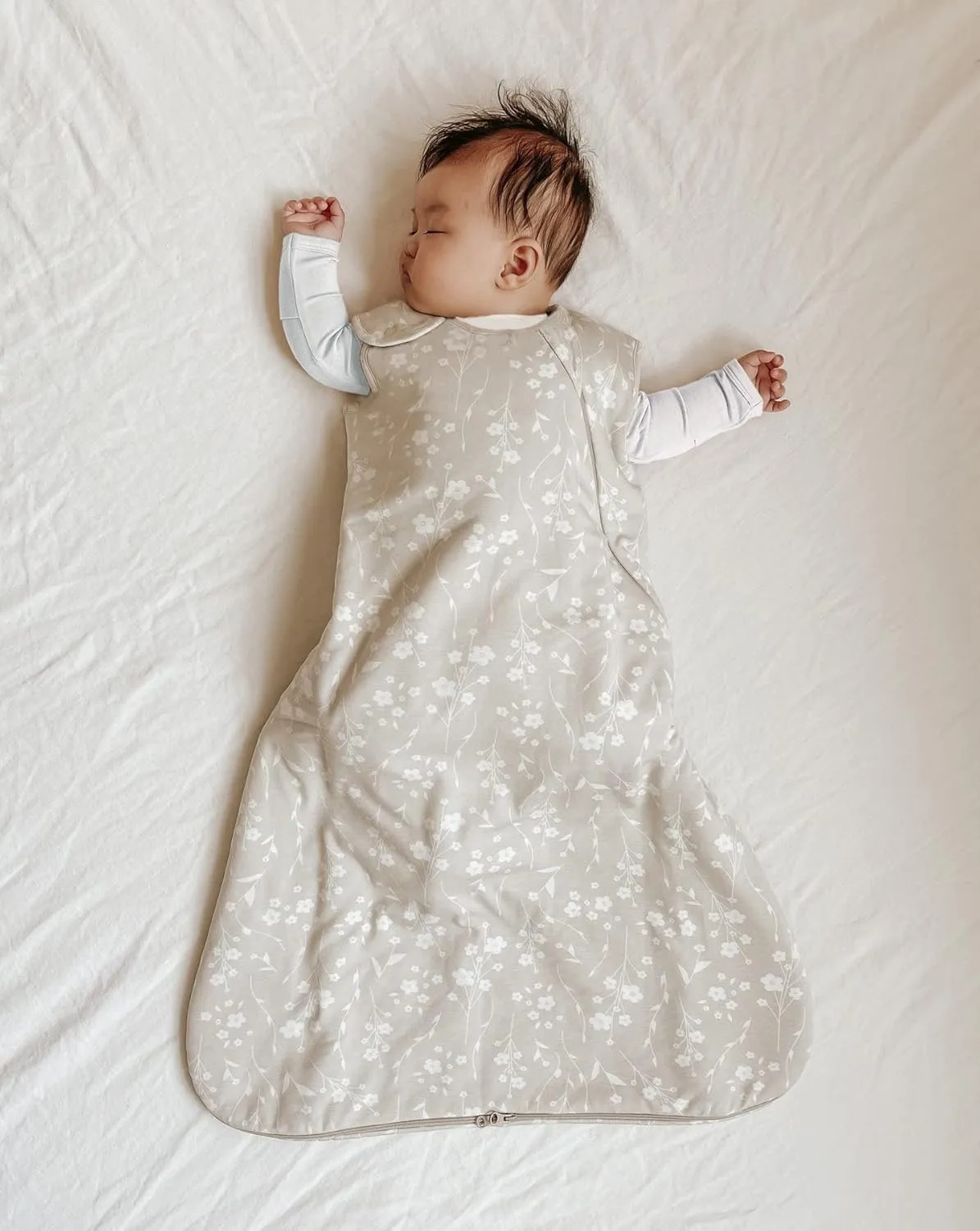 GUNAMUNA Unisex Baby Sleep Bag, Sleep Sack Sleeping Bag for Infants Toddlers Nap Time, Easy Changing Diaper Zipper, 2.6 TOG