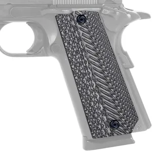 Guuun G10 Grips for LLAMA MAX-1 C/F or L/F, Diamond Cut Texture - 6 Color Options
