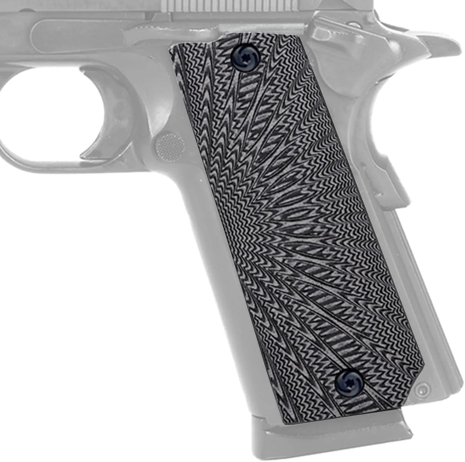 Guuun G10 Grips for LLAMA MAX-1 L/F C/F, OPS Starburst Texture - 6 Color Options