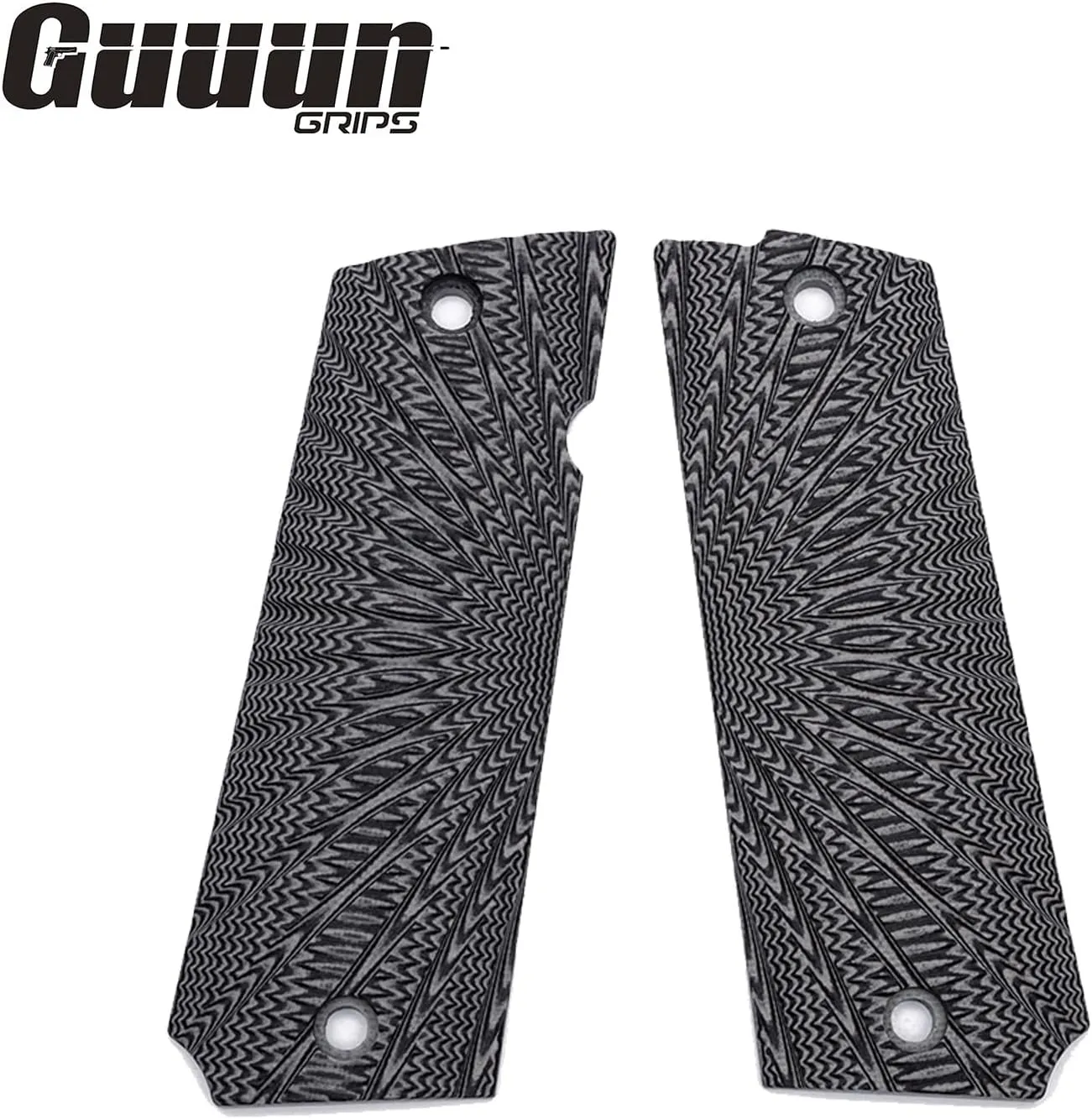 Guuun G10 Grips for LLAMA MAX-1 L/F C/F, OPS Starburst Texture - 6 Color Options