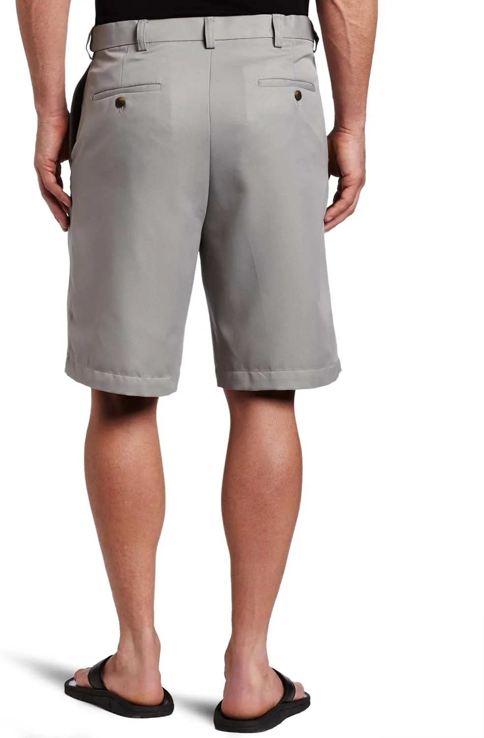 Haggar Men's Cool 18 Classic Fit Expandable Waist Short