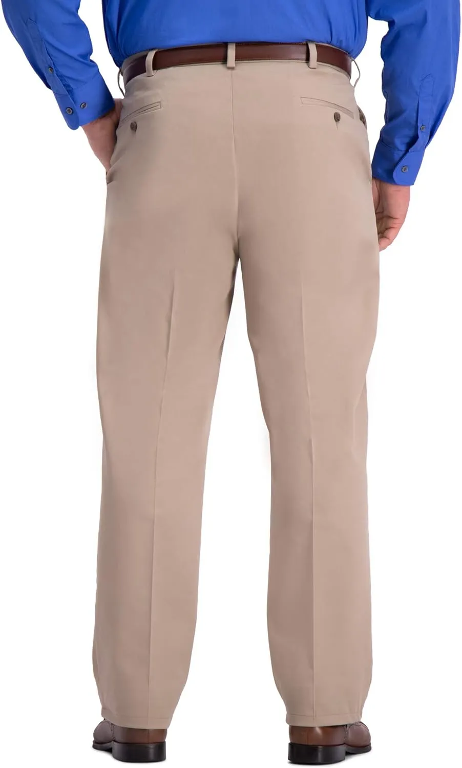 Haggar Men's Work to Weekend Classic Fit Flat Front and Pleat Regular and Big and Tall Sizes