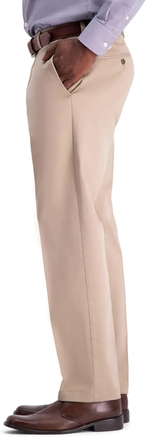 Haggar Men's Work to Weekend Classic Fit Flat Front and Pleat Regular and Big and Tall Sizes