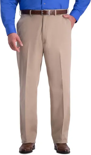 Haggar Men's Work to Weekend Classic Fit Flat Front and Pleat Regular and Big and Tall Sizes