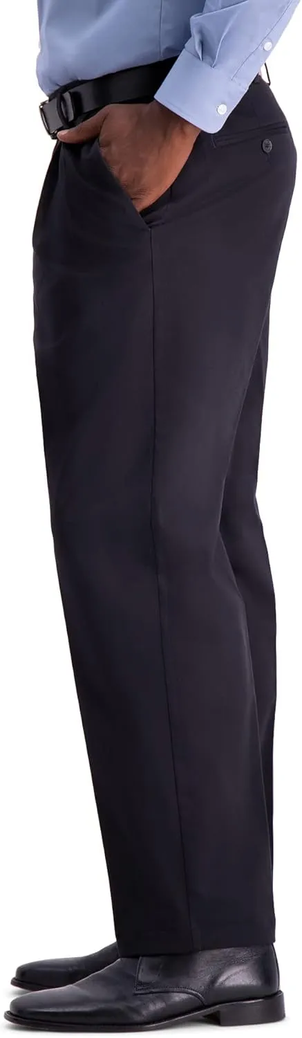Haggar Men's Work to Weekend Classic Fit Flat Front and Pleat Regular and Big and Tall Sizes