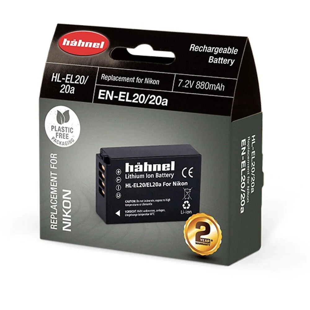 Hahnel HL-EL20/20a Replacement Battery for Nikon EN-EL20/EN-EL20a