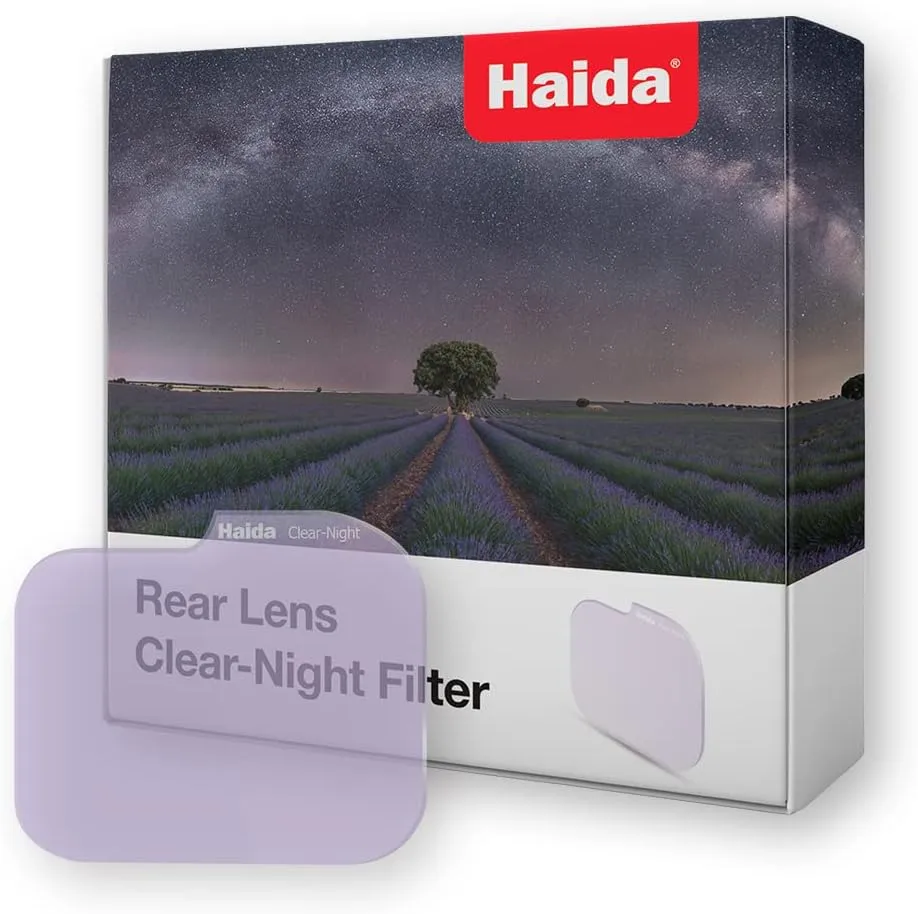 Haida Light Pollution Filter for Night - Enhances Visibility - Rear Lens Clear-Night Filter for Sigma 14mm F1.4 & 14-24mm f/2.8 DG DN Art Lens (Sony E)