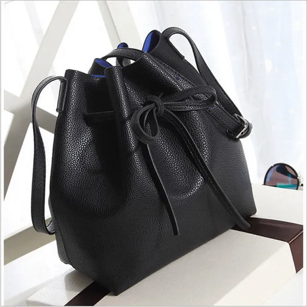 Half PriceQuality Leather Women Handbags Bucket Bag High Grade Women Messenger Bags Ladies Shoulder Crossbody Bag Bolsas