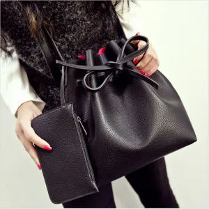 Half PriceQuality Leather Women Handbags Bucket Bag High Grade Women Messenger Bags Ladies Shoulder Crossbody Bag Bolsas