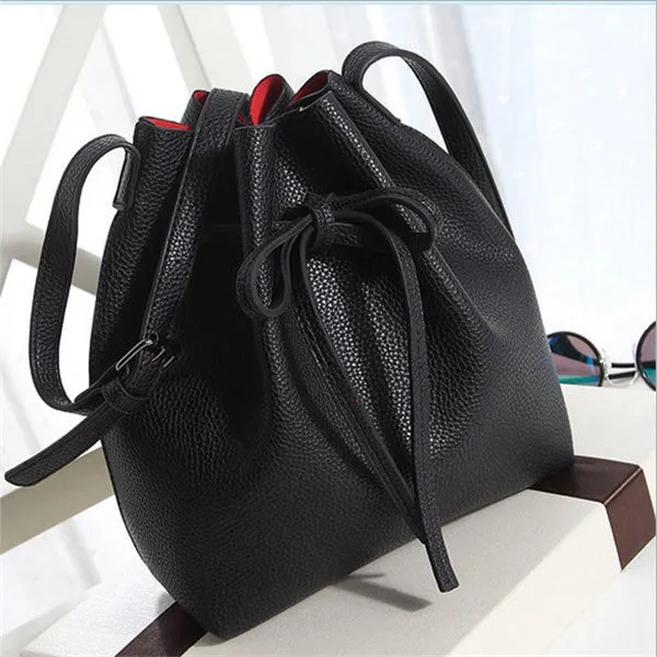 Half PriceQuality Leather Women Handbags Bucket Bag High Grade Women Messenger Bags Ladies Shoulder Crossbody Bag Bolsas