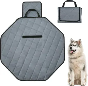 Hamiledyi Washable Pee Pads for Dog Octagon Dog Playpen Mat Reusable Puppy Training Pad Non-Slip Absorb Water Whelping Pads for Incontinence Potty Playpen Crate