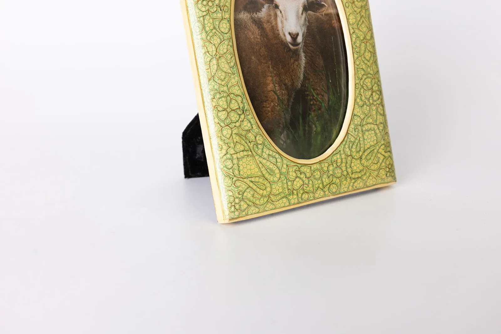 hand painted lacquer work photo frame