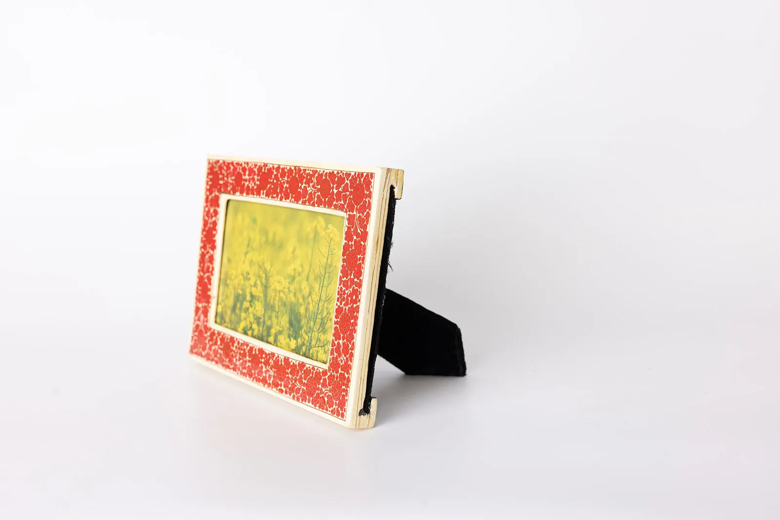 hand painted lacquer work photo frame