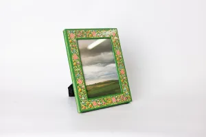 hand painted lacquer work photo frame