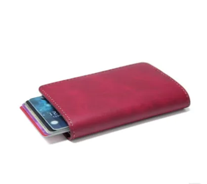 Hand push automatic card wallet card box